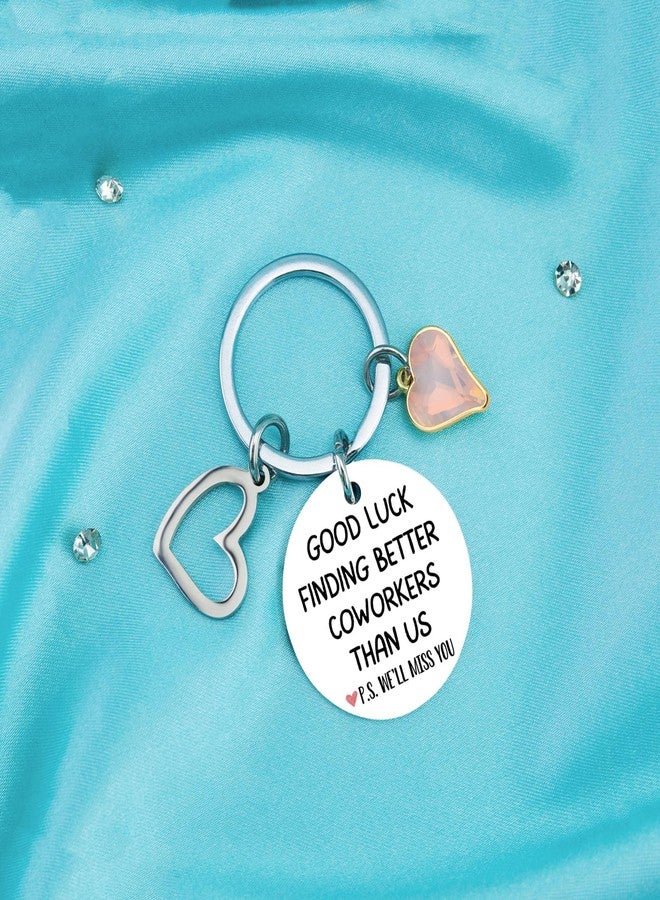 Aisity Coworker Leaving Gifts for Women Unique Farewell Goodbye Going Away Gifts for Coworkers Small Gift for Coworkers Women-Good Luck Finding Better Coworker Than Us Key Chain Co Workers Gift Ideas - Image 2